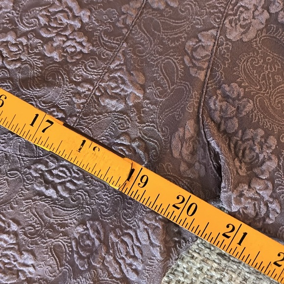 Vintage FIELD MANOR 100% Silk Floral Button Down Blouse - Picture 5 of 7